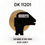 Brother DK 11201 P-Touch Etiket Muadili 29 mm x 90 mm - 400 Adet
